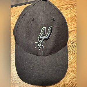 Black Embroidered Logo Cap